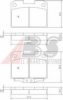 REMSA 47600 Brake Pad Set, disc brake